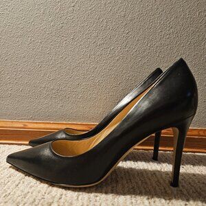 M. Gemi The Esatto 90mm - Black Nappa 3.5'' Heel Leather Pumps